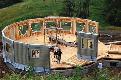 round metal housing|prefab round homes.